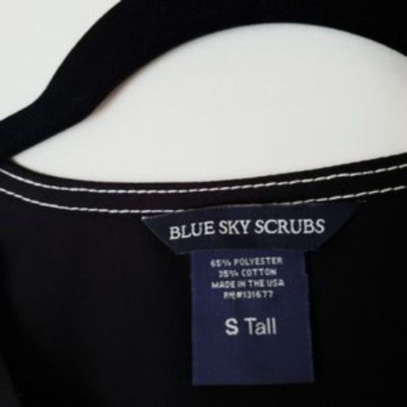 NWOT | Blue Sky | Shelby | Jet Black Scrub Top- 2 available - Picture 7 of 7